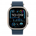 Apple Watch Ultra 2 49mm Titanium Ocean Band, Blue
