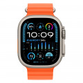 Apple Watch Ultra 2 49mm Titanium Ocean Band, Orange
