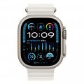 Apple Watch Ultra 2 49mm Titanium Ocean Band, White