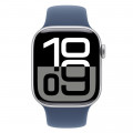 Apple Watch 10 42mm, Aluminum Silver/Denim Sport Band S/M Apple Watch 10 42mm, Aluminum Silver/Denim Sport Band S/M