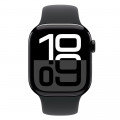 Apple Watch 10 46mm, Aluminum Jet Black/Black Sport Band S/M Apple Watch 10 46mm, Aluminum Jet Black/Black Sport Band S/M