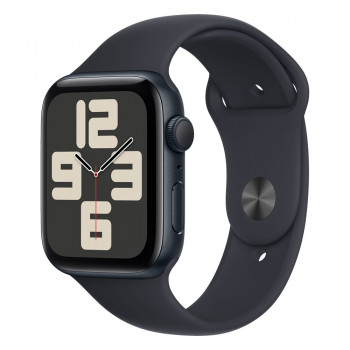 Apple Watch SE (2023) 44mm, Midnight/Midnight Sport Band