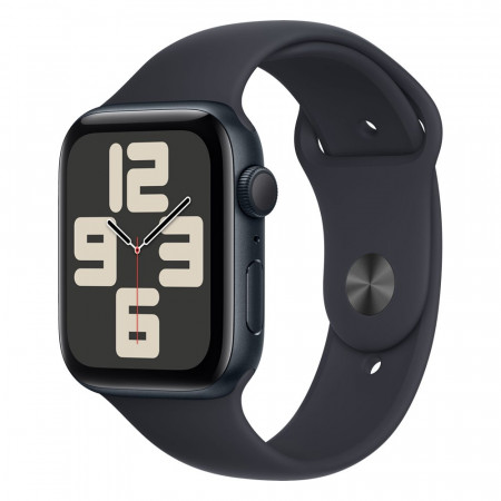 Apple Watch SE (2023) 44mm, Midnight/Midnight Sport Band