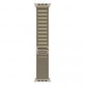 Apple Watch Ultra 2 49mm Titanium Alpine Loop, Olive M