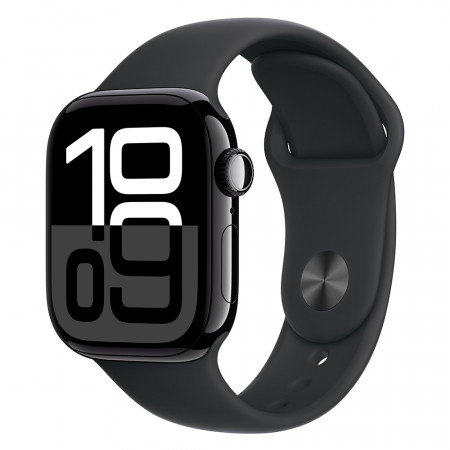 Apple Watch 10 42mm, Aluminum Jet Black/Black Sport Band M/L Apple Watch 10 42mm, Aluminum Jet Black/Black Sport Band M/L
