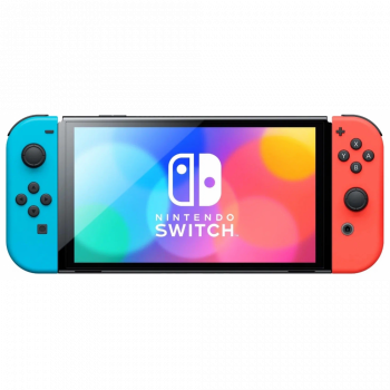 Игровая приставка Nintendo Switch OLED 64GB, Neon Blue/Neon Red