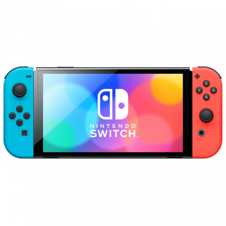 Игровая приставка Nintendo Switch OLED 64GB, Neon Blue/Neon Red